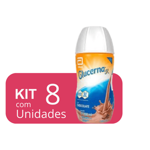 KIT C/8 UN Glucerna SR Chocolate 200ml