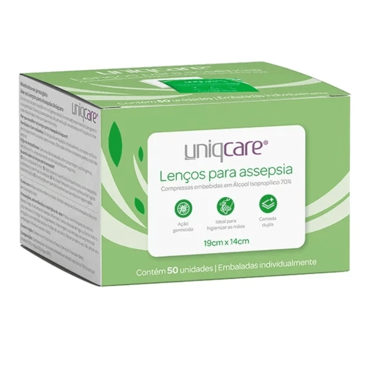 190MM X140MM LENCOS PARA ASSEPSIA UNIQMED