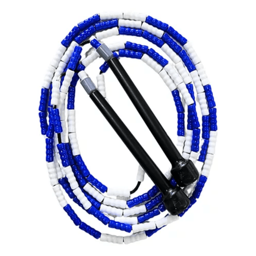 CORDA DE PULAR SEGMENTADA CORES - branco/azul
