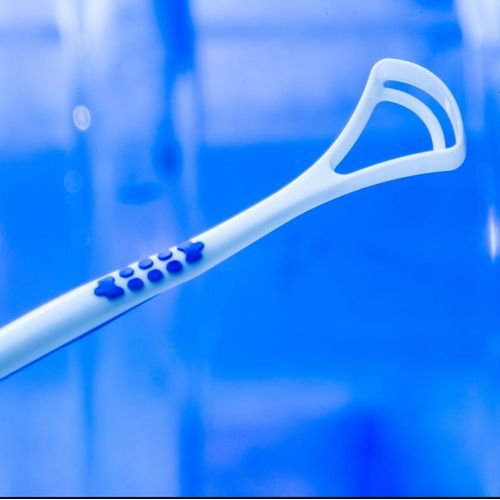 RASPADOR DE LINGUA POWERLIMP CORES - AZUL