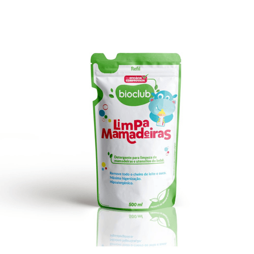 SACHES REFIL LIMPA MAMADEIRAS 500ML BIOCLUB