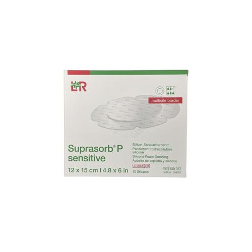 Suprasorb P Sensitive Multisite Esp 12X15cm  - 10 Unidades