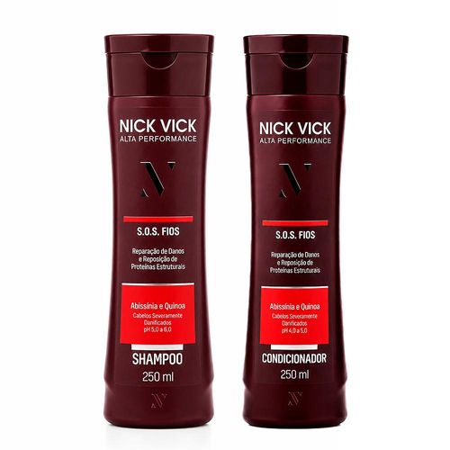 Kit NICK VICK S.O.S Fios (Shampoo e Condicionador)