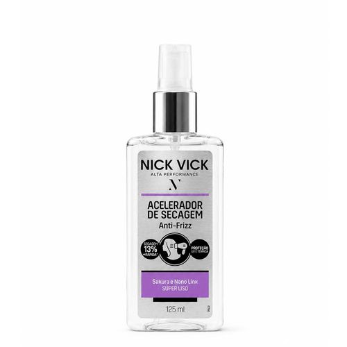 Fluido Liso Extremo Acelerador de Secagem Nick Vick Alta Performance 125ml Fluido Liso Extremo Nick Vick Acelerador de Secagem 125ml