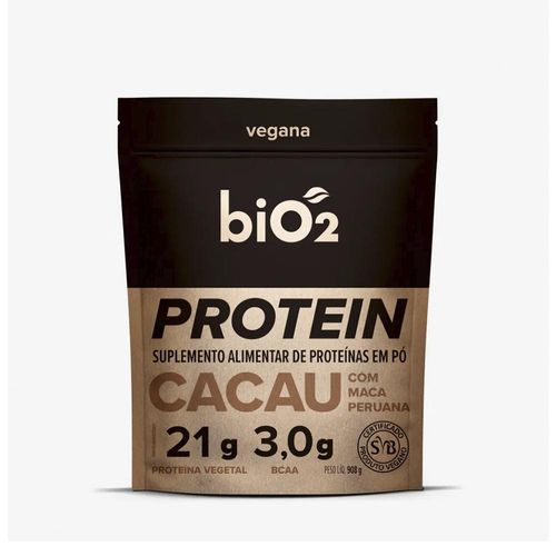 biO2 Proteína Vegetal Sabor Cacau e Maça Peruana 908g