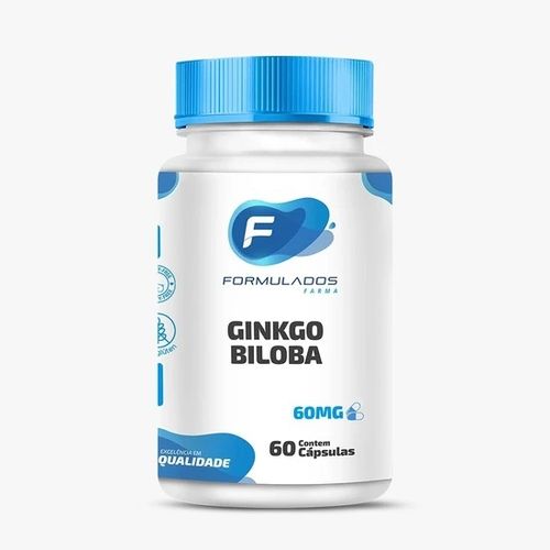 Ginkgo Biloba 60mg 60 Cápsulas