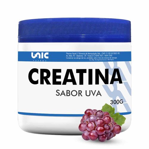 Creatina  Com  Sabor - 300g Uva Uva Uva