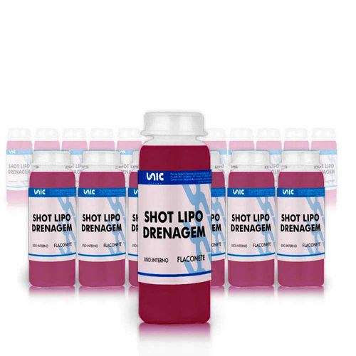 Shot Lipo Drenagem 20 Doses 20 Flaconetes 20 Doses