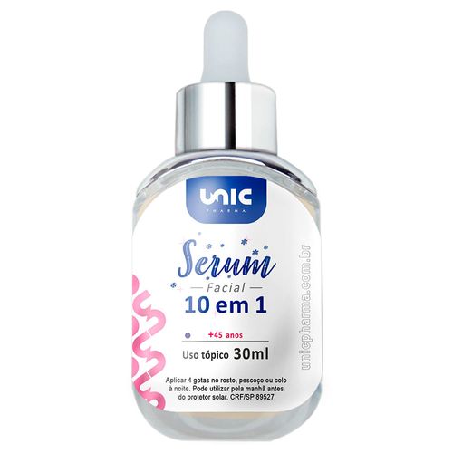 Sérum facial  10 em 1 - 30ml +45 anos + 45 anos +45 anos