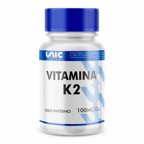 Vitamina k2 100mcg 60 Cápsulas 60 Cápsulas 60 Cápsulas
