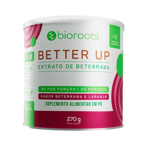 Better Up Extrato de Beterraba 270 g - Bioroots