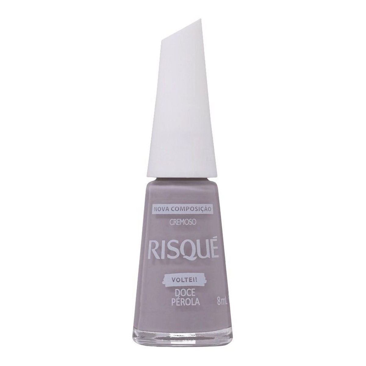 Esmalte Cremoso Risqué Voltei Doce Pérola 8ml