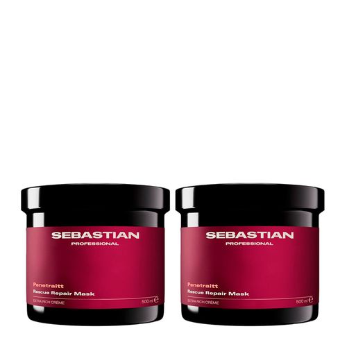Kit Sebastian Professional Penetraitt Máscara de Reconstrução 500ml - 2 Unidades Kit Kit Sebastian Professional Penetraitt Máscara de Reconstrução 500ml - 2 Unidades Kit