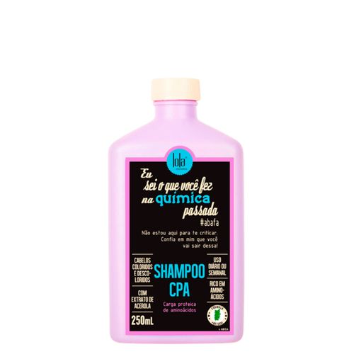Shampoo Lola Cosmetics Eu Sei o Que Você Fez Na Química Passada 250ml 250ml