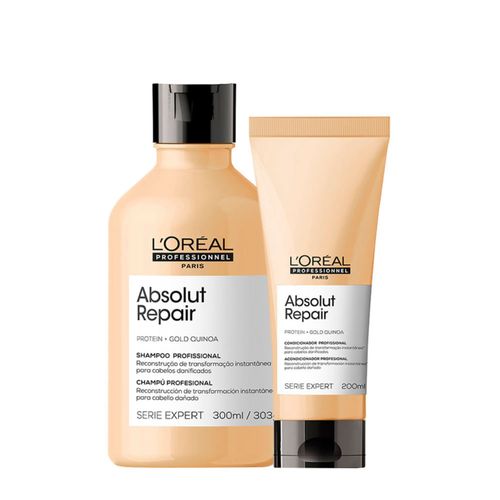 Kit L'Oréal Professionnel Serie Expert Absolut Repair  - Shampoo 300ml + Condicionador 200ml Kit