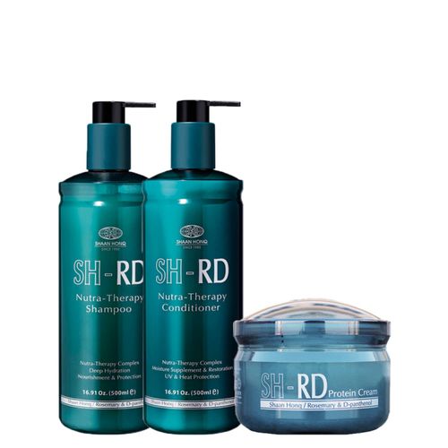 Kit N.P.P.E Sh-Rd Nutra Therapy - Shampoo 500ml + Condicionador 500ml + Leave-In 50ml Kit