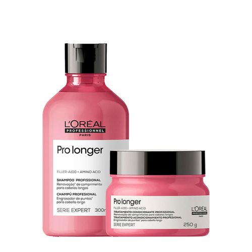 Kit L'Oréal Professionnel Serie Expert Pro Longer - Shampoo 300ml + Máscara 250g Kit