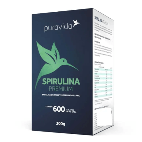 Spirulina Organica 600 Tabletes
