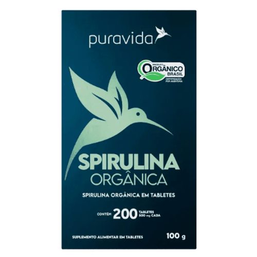 Spirulina Organica 200 Tabletes