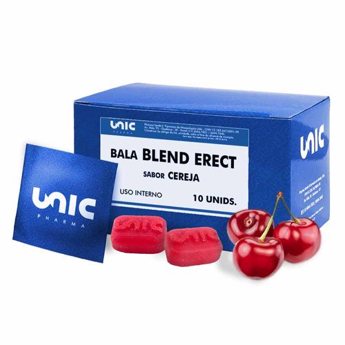 Blend Erect (Bala) - 10unids Cereja Cereja Cereja