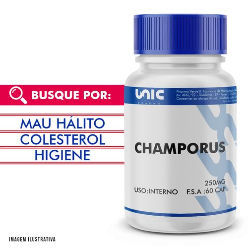 Champorus 250mg 60 Cápsulas 60 Caps 60 Cápsulas