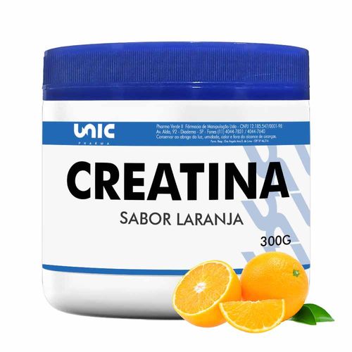 Creatina  Com  Sabor - 300g Laranja Laranja Laranja