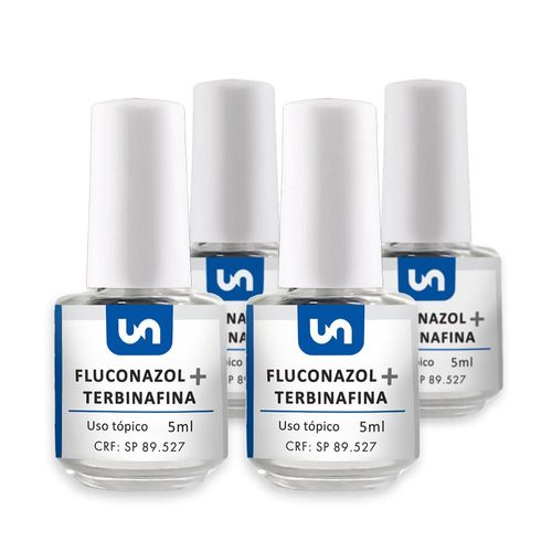 Kit 4 Fluconazol + Terbinafina esmalte 5 ML 5ML (cada) 5 ML