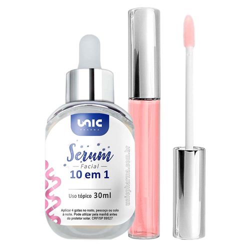 Sérum facial 10 em 1 + Preenchimento labial 6g +35 anos + 35 anos +35 anos