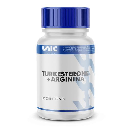 Turkesterone 500mg + Arginina 150mg 120 Cápsulas 120 Cápsulas 120 Cápsulas