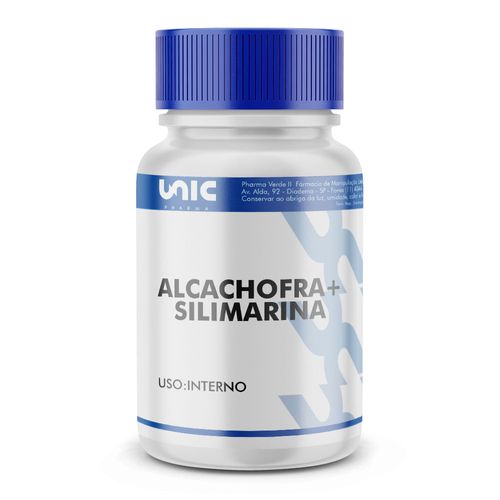 Protetor hepático natural - Alcachofra 300mg + Silimarina 50mg 60 Cápsulas 60 Cápsulas 60 Cápsulas