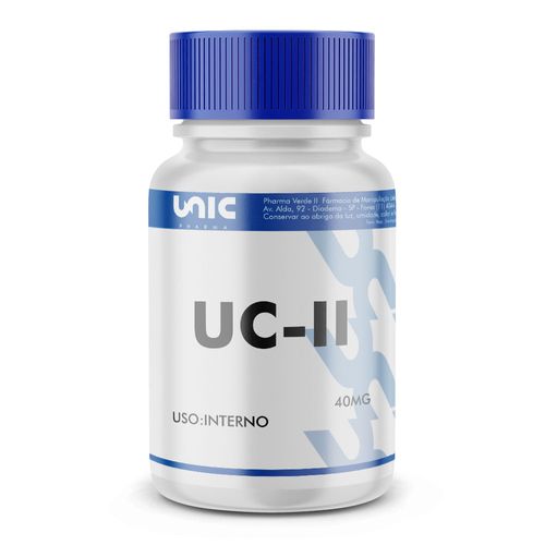 UC II (COLÁGENO TIPO 2) não desnaturado 40mg 60 Cápsulas 60 Cápsulas 60 Cápsulas