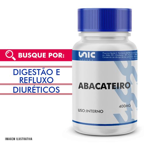 Abacateiro 400mg 60 Cápsulas 60 Cápsulas 60 Cápsulas
