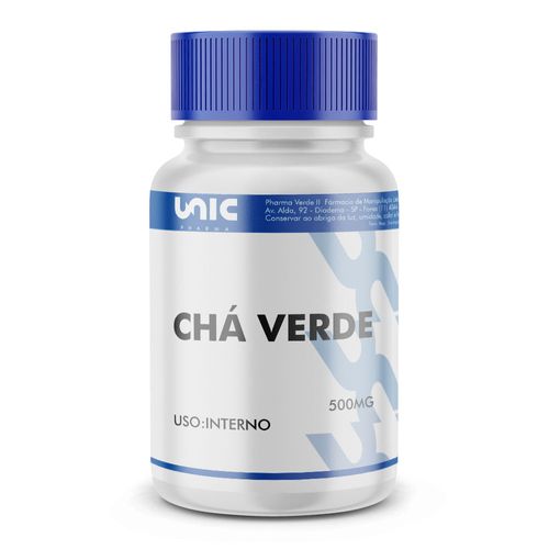 Chá Verde (Green Tea) 500mg 60 Cápsulas 60 Cápsulas 60 Cápsulas