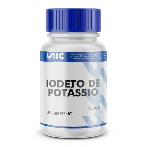 Iodeto de potássio 130mg 60 Cápsulas 60 Cápsulas 60 Cápsulas