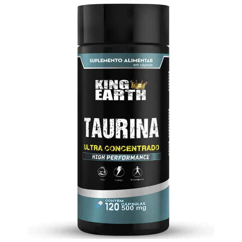 TAURINA 120 CAPSULAS 500 MG KING EARTH