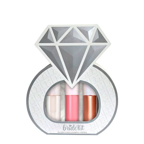 Kit Fran By Franciny Ehlke Bride Lip Gloss 5g + Blush 6,5g + Iluminador 5g Kit Kit Fran By Franciny Ehlke Bride Lip Gloss 5g + Blush 6,5g + Iluminador 5g Kit
