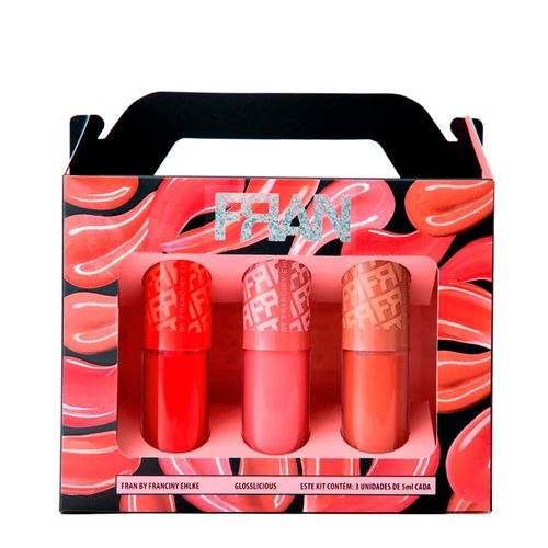 Kit Fran By Franciny Ehlke Glosslicious - 3 Produtos Kit