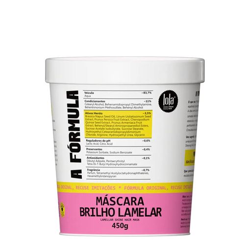 Máscara Lola From Rio a Fórmula 450g 450g