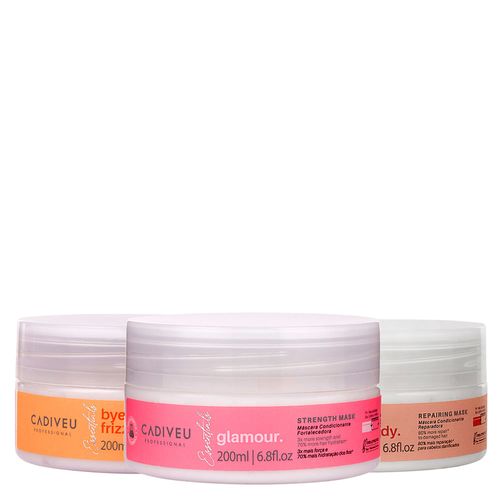 Kit Cadiveu Cronograma Capilar Essentials - 3 Produtos 200ml Kit