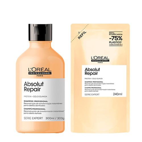 Shampoo L'Oréal Professionnel Absolut Repair Refil 240ml + 300ml Kit