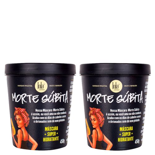 Kit Lola Cosmetics Morte Súbita - Máscara de Hidratação 450g - 2 Unidades Kit