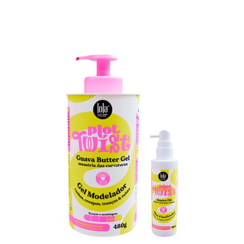 Kit Lola Cosmetics Plot Twist - Óleo Capilar 90 Ml+ Gel Modelador 480g Kit