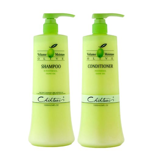 Kit Nutrição N.P.P.E. Hair Care Chihtsai Olive - Shampoo 1000ml + Condicionador 1000ml Kit