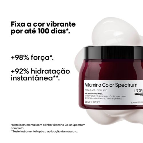 Máscara L'Oréal Professionnel Vitamino Color Spectrum 500ml 500ml