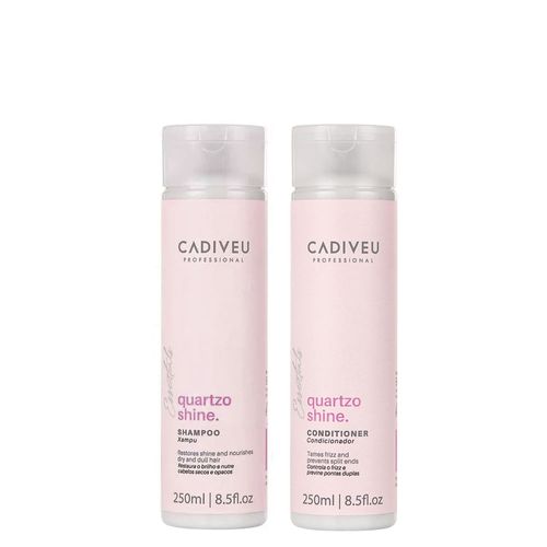 Kit Cadiveu Essentials Quartzo Shine - Shampoo 250ml + Condicionador 250ml Kit