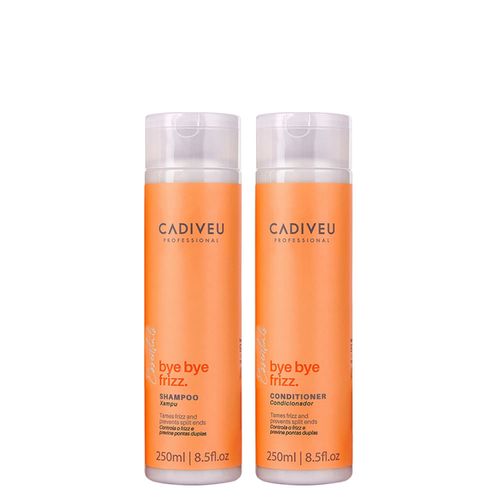Kit Cadiveu Essentials Bye Bye Frizz - Shampoo 250ml + Condicionador 250ml Kit
