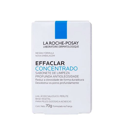 Sabonete em Barra para Limpeza Facial La Roche-Posay Effaclar Concentrado 70g Concentrado