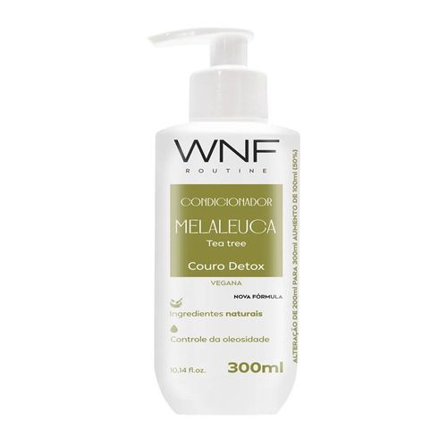 Condicionador Melaleuca Couro Detox Routine WNF 300ml