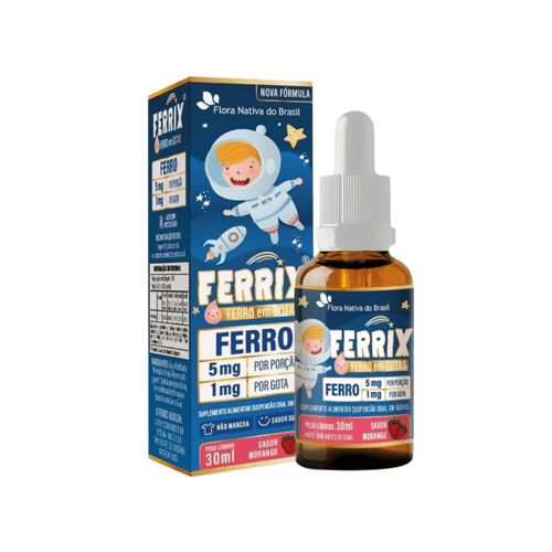 Ferrix 30ml Infantil Suplemento de Ferro - Flora Nativa