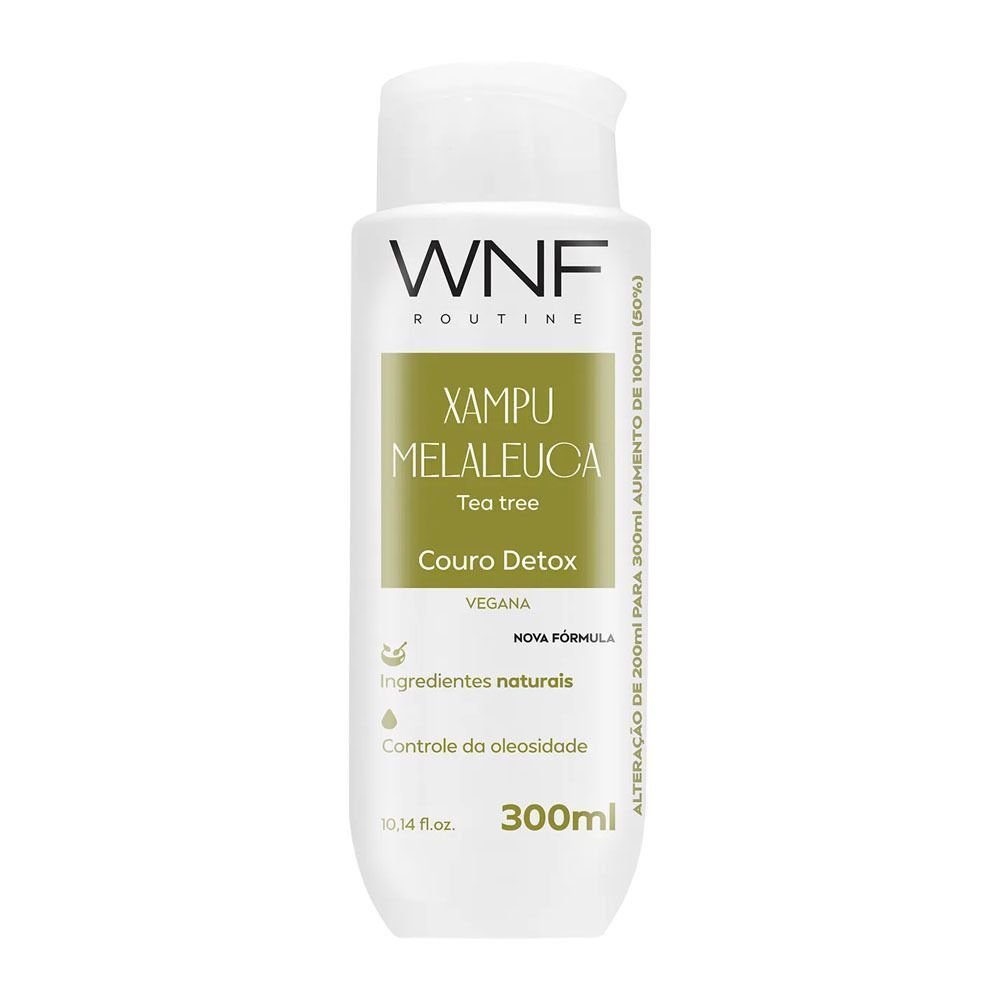 Xampu Melaleuca Couro Detox Routine WNF 300ml